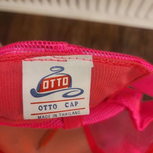 VTG Hercules Tires "Something better in a tire" Snapback Trucker Hat Cap Pink - Picture 10 of 11